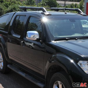 Nissan Xterra Mirror Cover - Omac - S.Steel - Gloss Silver - '05-'15